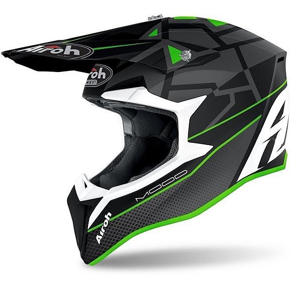 CAPACETE AIROH WRAAP MOOD GREEN MATT M