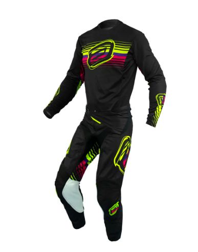 CONJUNTO ASW PODIUM RADAR 22 PRETO AMARELO FLUO 48/GG  EAN  7908377125841