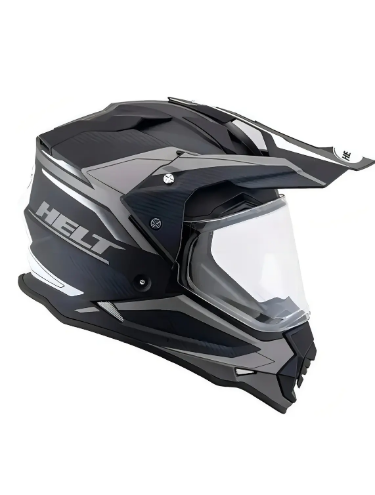 CAPACETE HELT CROSS VISION GLASS TITANIUM 58