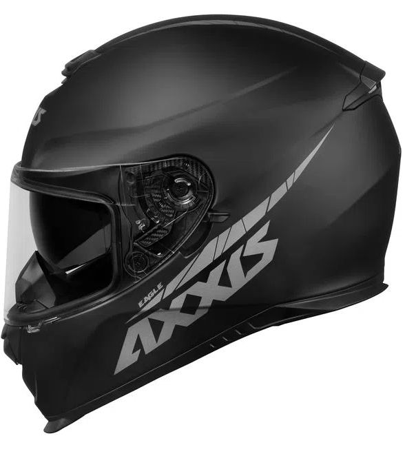CAPACETE AXXIS EAGLE SV SOLID MATT BLACK/GREY 60/L