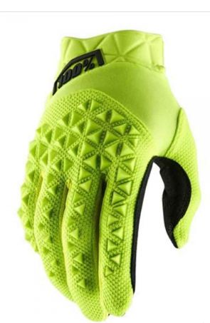 LUVA 100% AIRMATIC 22 AMARELO FLUOR M