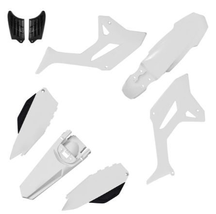 KIT PLASTICOS CRF 250F BRANCO MODELO R1DE