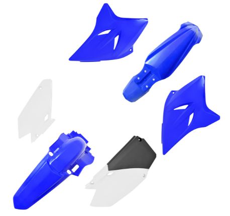 KIT PLASTICOS TTR 230 AZUL/BRANCO
