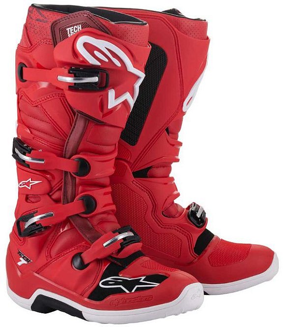 BOTA ALPINESTARS TECH 7 VERMELHO 09  EAN  8059175883620