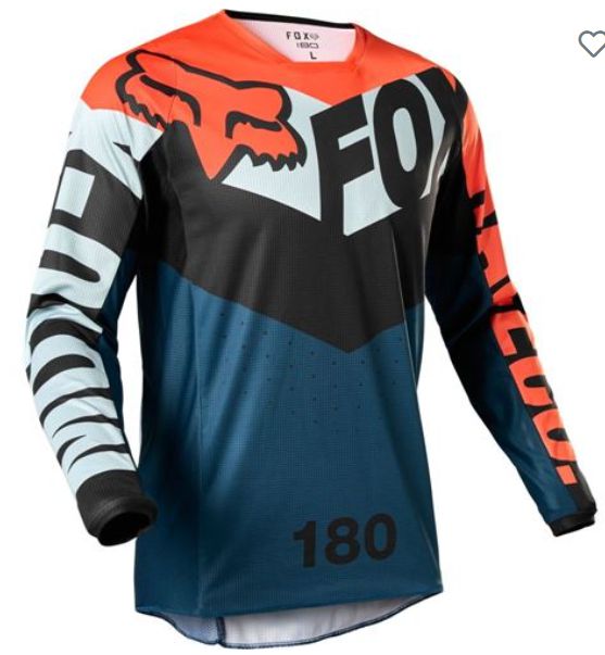 CAMISA FOX MX 180 TRICE AZUL/LAR S