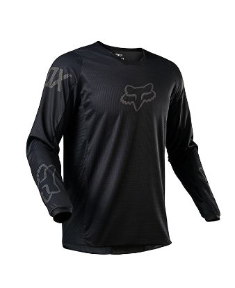 CAMISA FOX MX 180 LUX PRETO/PRETO XL