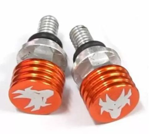 VALVULA AR SUSPENSAO 4MM LARANJA