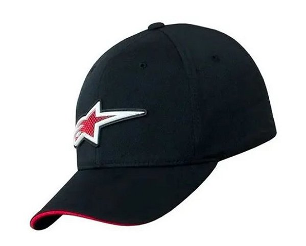 BONE ALPINESTARS ASTAR RUBBER LOGO SINTETICO PRETO L/XL  EAN  8021506736646