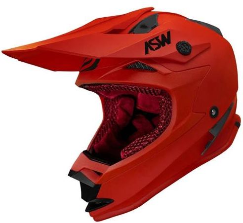 CAPACETE ASW FUSION SOLID VERMELHO FOSCO 58  EAN  7908377102705