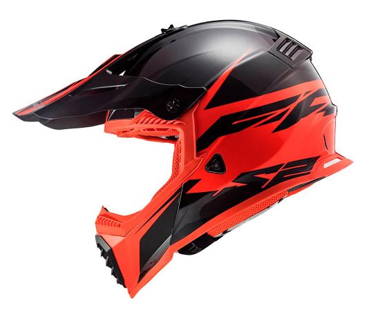 CAPACETE LS2 FAST MX 437 ROAR MATTE BLK/RED 62/XL