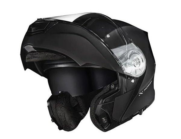CAPACETE NORISK MOTION MONOCOLOR MATTE BLACK 64/XXL