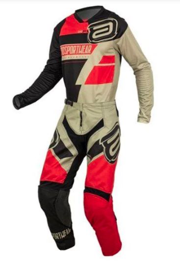 CONJUNTO ASW IMAGE MOTO DNA 22 AREIA VERMELHO 44/G  EAN  7908377129054