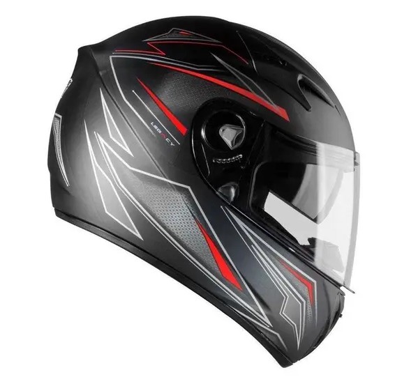 CAPACETE EBF X TROY LEGACY PTF/VERMELHO 60