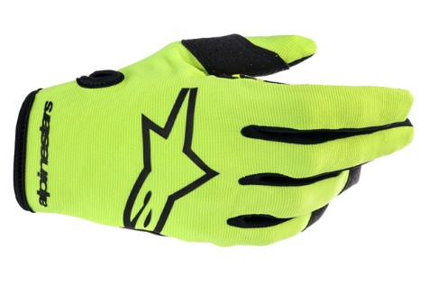 LUVA ALPINESTARS RADAR 23 AMARELO PRETO M  EAN  8059347048338