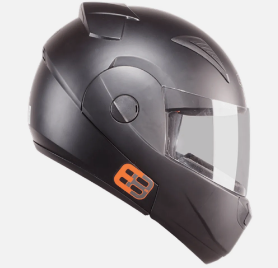 CAPACETE EBF NEW E8 SOLID PRETO FOSCO 58
