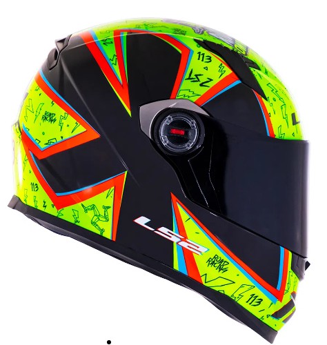 CAPACETE LS2 FF358 RAFAEL PASCHOALIN YELLOW 60/L