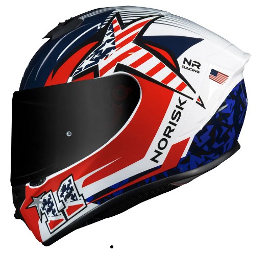 CAPACETE NORISK SUPRA LAP USA 62/XL