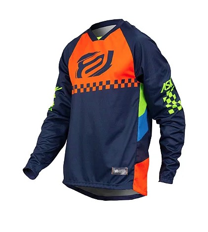 CAMISA ASW IMAGE PUZZLE 23 AZUL LARANJA M  EAN  7908377139688