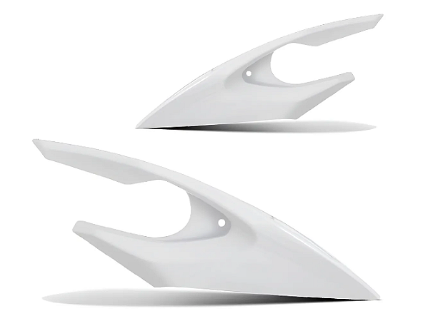 CARENAGEM FAROL FAZER 150 14/20 BRANCO METALICO LATERAL