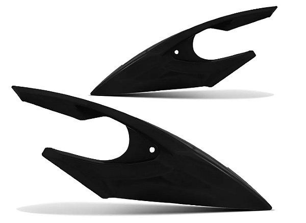 CARENAGEM FAROL FAZER 150 14/20 PRETO LATERAL