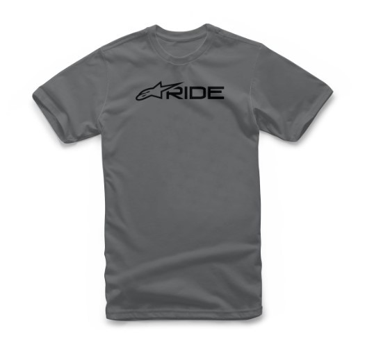 CAMISETA ALPINESTARS RIDE 3.0 CINZA ESCURO PRETO L  EAN  8059347080482