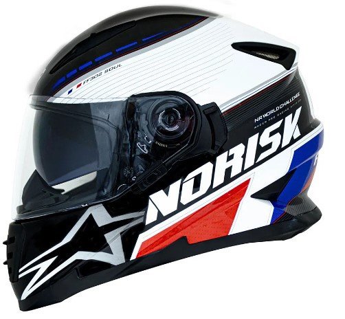 CAPACETE NORISK FF302 GRAND PRIX FRANCE 62/XL