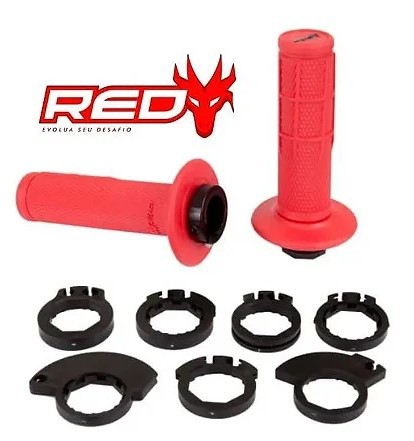 MANOPLA RED DRAGON LOCK ON VERMELHO
