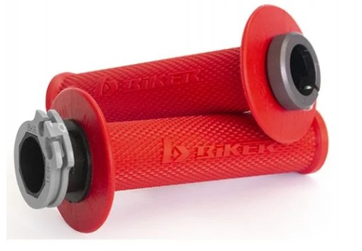 MANOPLA BIKER LOCK ON KTM/HUSQ 2T VERMELHA