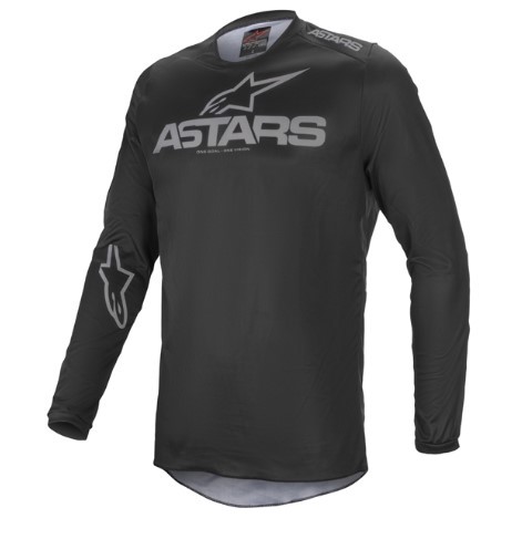 CAMISA ALPINESTARS FLUID GRAPHITE 21 PRETO CINZA ESCURO M  EAN  8059175277016