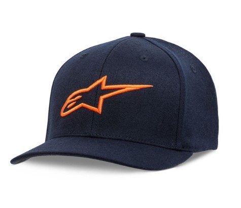 BONE ALPINESTARS AGELESS CURVE - AG AZUL MARINHO LARANJA S/M  EAN  8033637131252