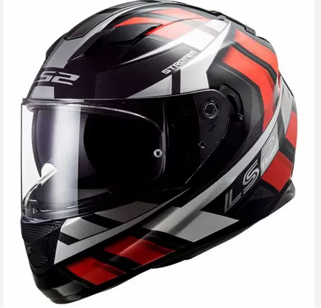CAPACETE LS2 FF320 STREAM LOOP BLK/RED 60/L