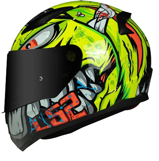CAPACETE LS2 RAPID FF353 BADASS YELLOW 58/M