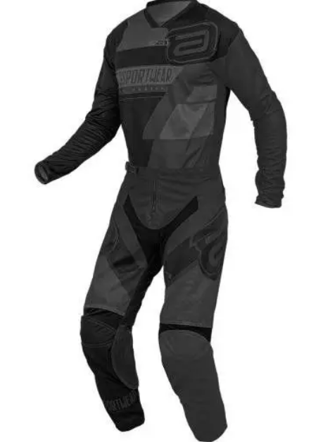 CONJUNTO ASW IMAGE MOTO DNA 22 PRETO CHUMBO 36/P  EAN  7908377130975