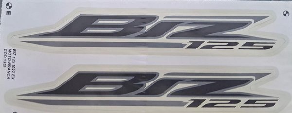 ADESIVO BIZ 125 22 BRANCO