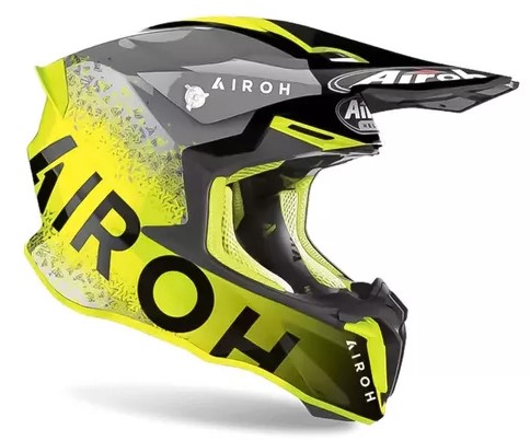 CAPACETE AIROH TWIST 2.0 BIT YELLON GLOSS 58 M