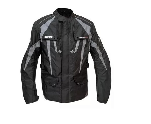 JAQUETA IMS PARKA PRETO/CINZA 5G/4XL