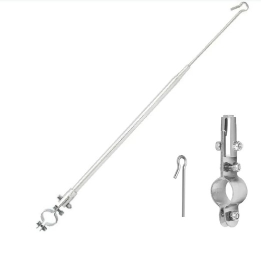 ANTENA CORTA PIPA ALUMINIO 2 ESTAGIOS