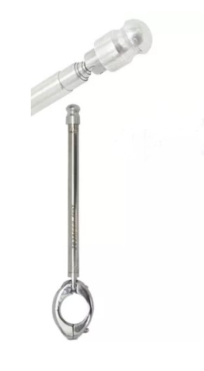 ANTENA CORTA PIPA ALUMINIO 6 ESTAGIOS