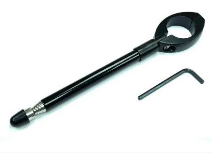 ANTENA CORTA PIPA 7 ESTAGIO C/ABRACADEIRA ALUMINIO