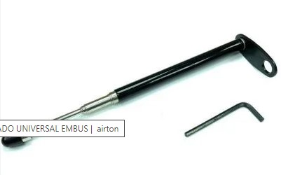 ANTENA CORTA PIPA 7 ESTAGIO P/RETROVISOR ALUMINIO