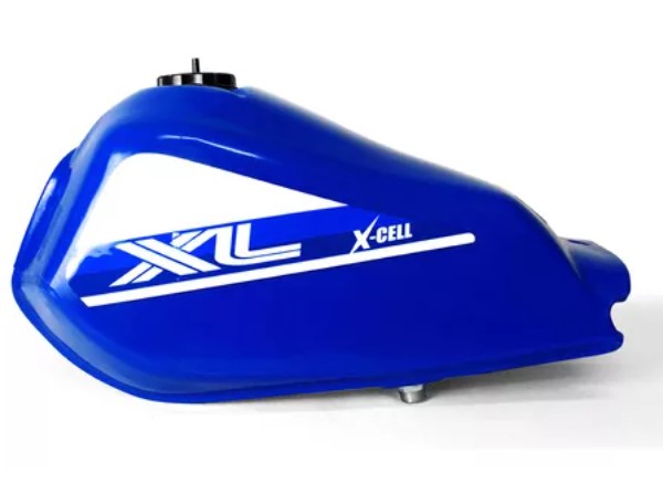 TANQUE XL 250 PLASTICO 9L AZUL COM ADESIVO