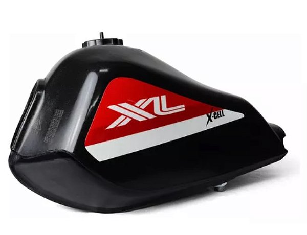 TANQUE XL 250 PLASTICO 9L PRETO COM ADESIVO