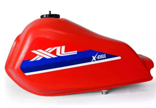 TANQUE XL 250 PLASTICO 9L VERMELHO COM ADESIVO