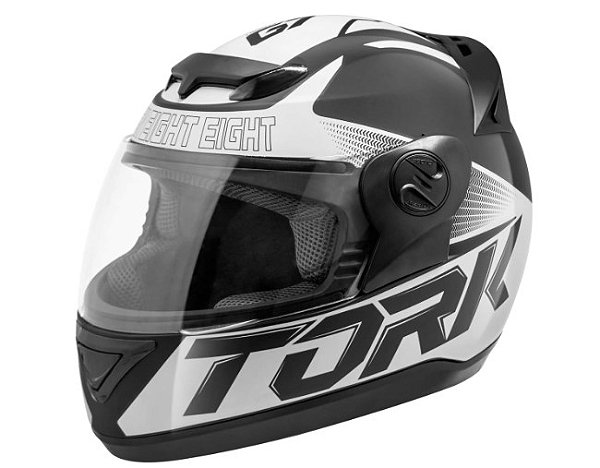 CAPACETE TORK G7 LIBERTY EVOLUTION PT/BC 60