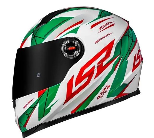 CAPACETE LS2 FF358 DRAZE WHT/GRE/RED 60/L