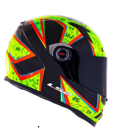 CAPACETE LS2 FF358 RAFAEL PASCHOALIN YELLOW 61/XL
