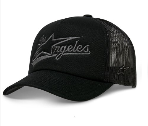 BONE ALPINESTARS LOS ANGELES TRUCKER PRETO CINZA ESCURO  EAN  8059347196091