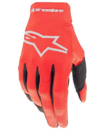 LUVA ALPINESTARS RADAR 24 VERMELHO MARTE PRATA L  EAN  8059347246567