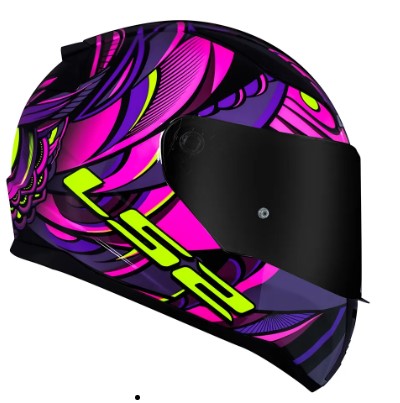 CAPACETE LS2 RAPID FF353 ATHENA PURPLE 60/L