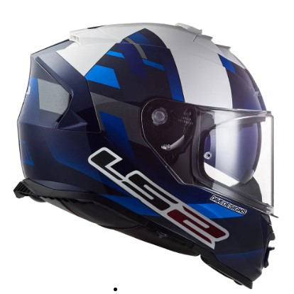 CAPACETE LS2 STORM FF800 JOHN MCPHEE REPLICA BLUE/WHITE 60/L